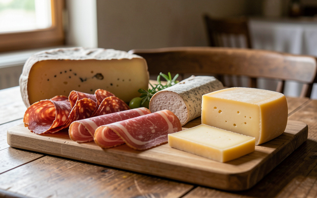 Salumi e formaggi veneti